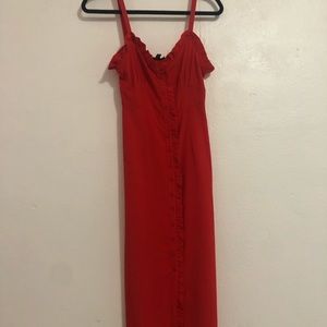 BEAUTIFUL RED TOPSHOP MAXI DRESS